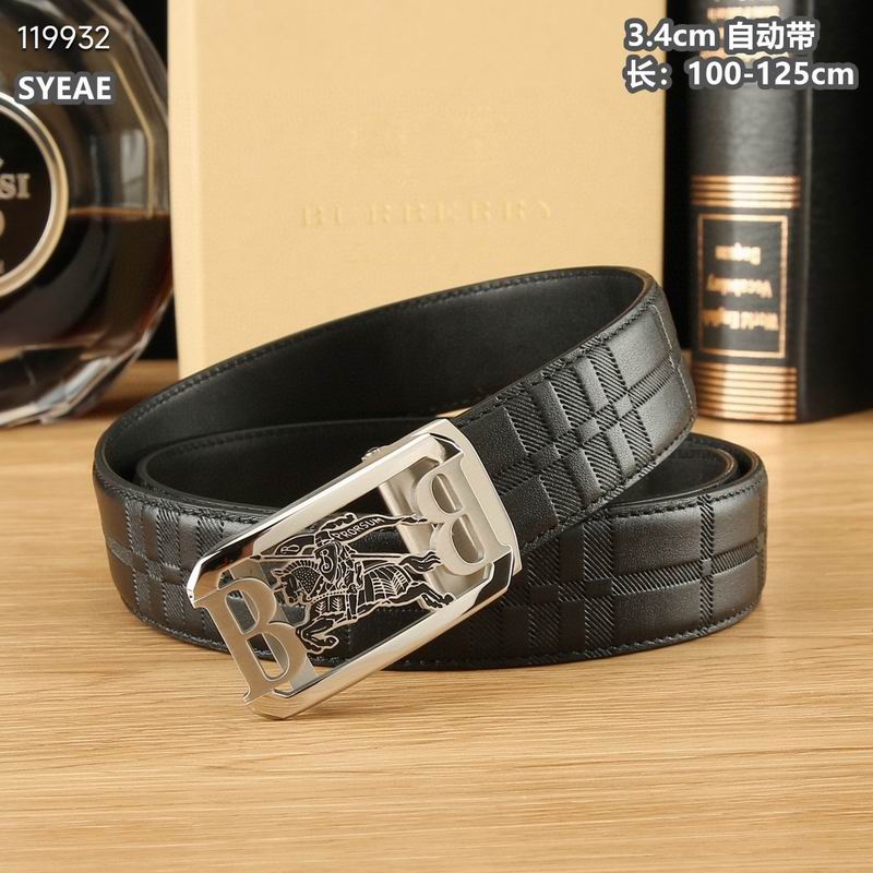 Burberry belt 自动带34mmX100-125cm 8L01